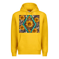 Lemon sunflower tumbler Premium Hoodie - BarkalooDesign