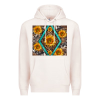 Pale Pink sunflower tumbler Premium Hoodie - BarkalooDesign