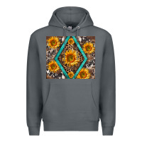 Rock sunflower tumbler Premium Hoodie - BarkalooDesign