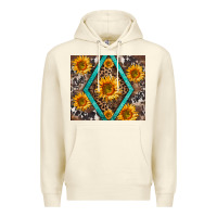 Sandshell sunflower tumbler Premium Hoodie - BarkalooDesign