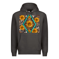 Smoke sunflower tumbler Premium Hoodie - BarkalooDesign