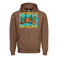 Chestnut fall pumpkin tumbler Zipper Hoodie - RanaPortraitStore