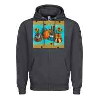 Smoke fall pumpkin tumbler Zipper Hoodie - RanaPortraitStore