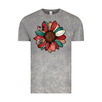 Cloud Rock Christmas sunflower Vintage Tee - CowhideDigitalArt