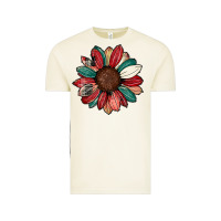 Vintage Arctic Christmas sunflower Vintage Tee - CowhideDigitalArt