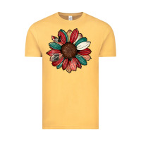 Vintage Mustard Christmas sunflower Vintage Tee - CowhideDigitalArt