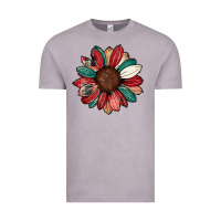 Vintage Zinc Christmas sunflower Vintage Tee - CowhideDigitalArt
