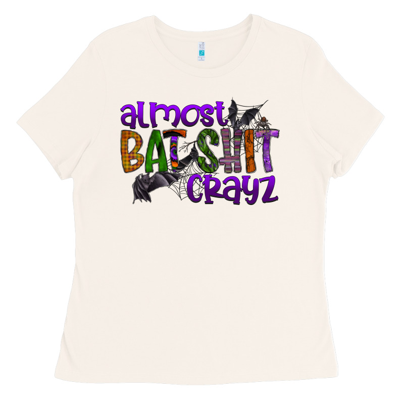 Almost Bat Shit Crayz Ladies Tee by SublimationCraftShop | Teevron