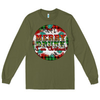 Army Green Merry Drunk I'am Christmas Long Sleeve Tee - Artiststas