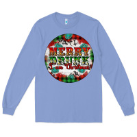 Colony Blue Merry Drunk I'am Christmas Long Sleeve Tee - Artiststas