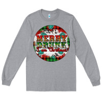 Heather Grey Merry Drunk I'am Christmas Long Sleeve Tee - Artiststas