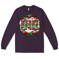 Plum Merry Drunk I'am Christmas Long Sleeve Tee - Artiststas