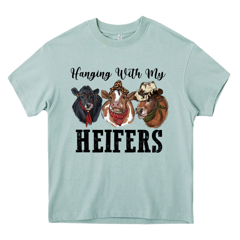 Hanging With My Heifers Heavy Core Tee by RanaPortraitStore | Teevron