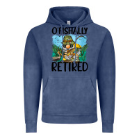 Vintage Denim o' fishally retired Vintage Hoodie - BarkalooDesign