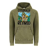 Vintage Olive o' fishally retired Vintage Hoodie - BarkalooDesign