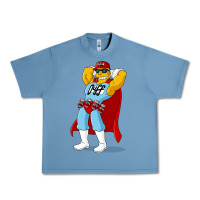 Pebble Blue The Simpsons duff beer Urban Heavy Tee - artisFamous