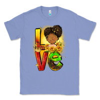 Colony Blue Love Juneteenth Classic Tee - FaDigitalArtStudio