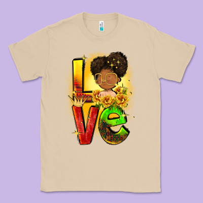 Love Juneteenth Classic Tee Designed By Fadigitalartstudio
