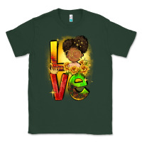 Sports Green Love Juneteenth Classic Tee - FaDigitalArtStudio