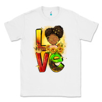 White Love Juneteenth Classic Tee - FaDigitalArtStudio
