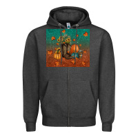 Charcoal Heather fall tumbler Zipper Hoodie - RanaPortraitStore