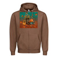 Chestnut fall tumbler Zipper Hoodie - RanaPortraitStore