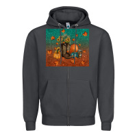 Smoke fall tumbler Zipper Hoodie - RanaPortraitStore
