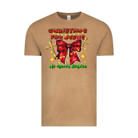 Festive Christmas Message With Crosses Vintage Tee | Teevron