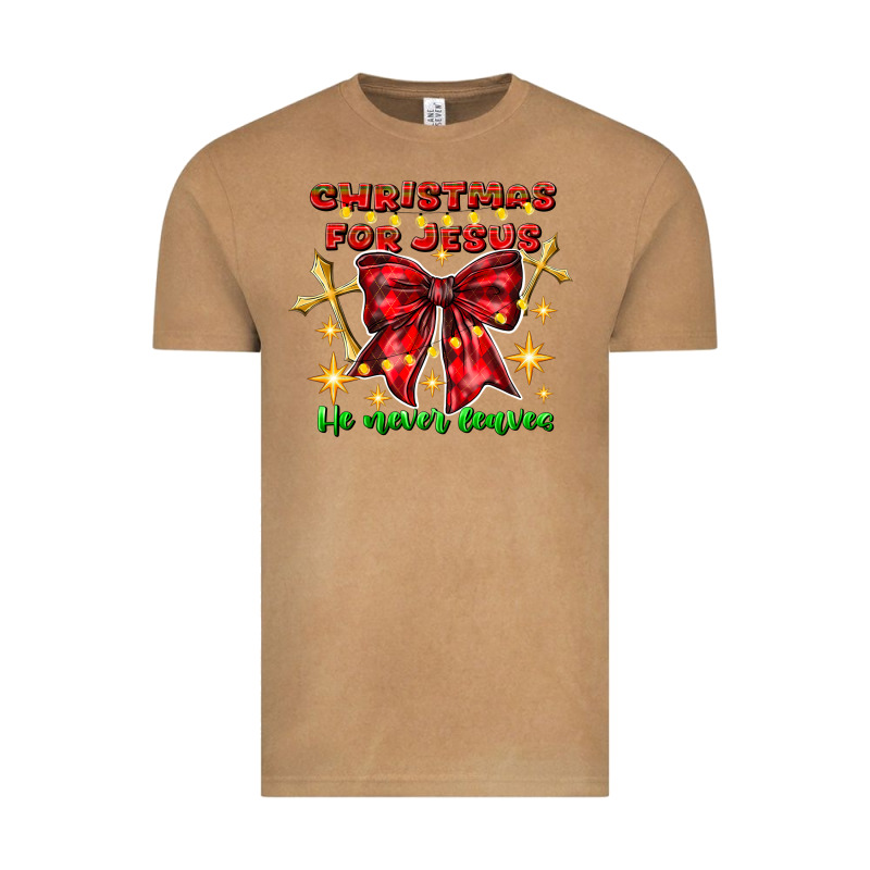 Festive Christmas Message With Crosses Vintage Tee by CowhideDigitalArt | Teevron