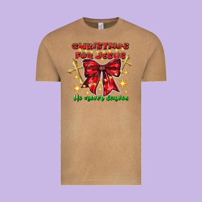 Festive Christmas Message With Crosses Vintage Tee Designed By Cowhidedigitalart