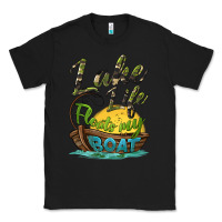 Black lake life floats my boat Classic Tee - BarkalooDesign