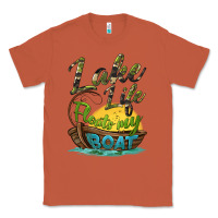Lake Life Floats My Boat Classic Tee | Teevron