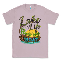 Lilac lake life floats my boat Classic Tee - BarkalooDesign