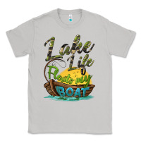 Moon Dust lake life floats my boat Classic Tee - BarkalooDesign