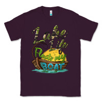Plum lake life floats my boat Classic Tee - BarkalooDesign