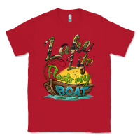 Red lake life floats my boat Classic Tee - BarkalooDesign