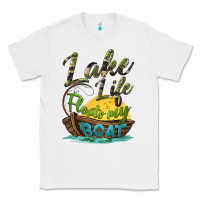 White lake life floats my boat Classic Tee - BarkalooDesign