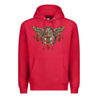 Cardinal native dream catcher with owl Premium Hoodie - BarkalooDesign
