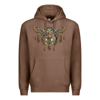 Chestnut native dream catcher with owl Premium Hoodie - BarkalooDesign
