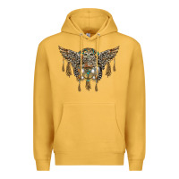 Mustard native dream catcher with owl Premium Hoodie - BarkalooDesign
