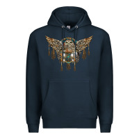 Navy native dream catcher with owl Premium Hoodie - BarkalooDesign