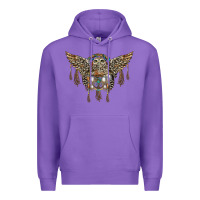 Purple native dream catcher with owl Premium Hoodie - BarkalooDesign