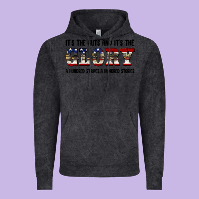 Veteran Glory Vintage Hoodie Designed By Barkaloodesign