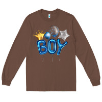 Chestnut Birthday Boy Balloon Long Sleeve Tee - Artiststas