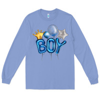 Colony Blue Birthday Boy Balloon Long Sleeve Tee - Artiststas