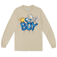 Mushroom Birthday Boy Balloon Long Sleeve Tee - Artiststas