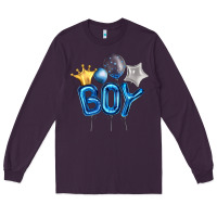 Plum Birthday Boy Balloon Long Sleeve Tee - Artiststas
