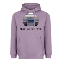 Lavender Best Cat Dad Ever Heavyweight Hoodie - Bettercallsaul