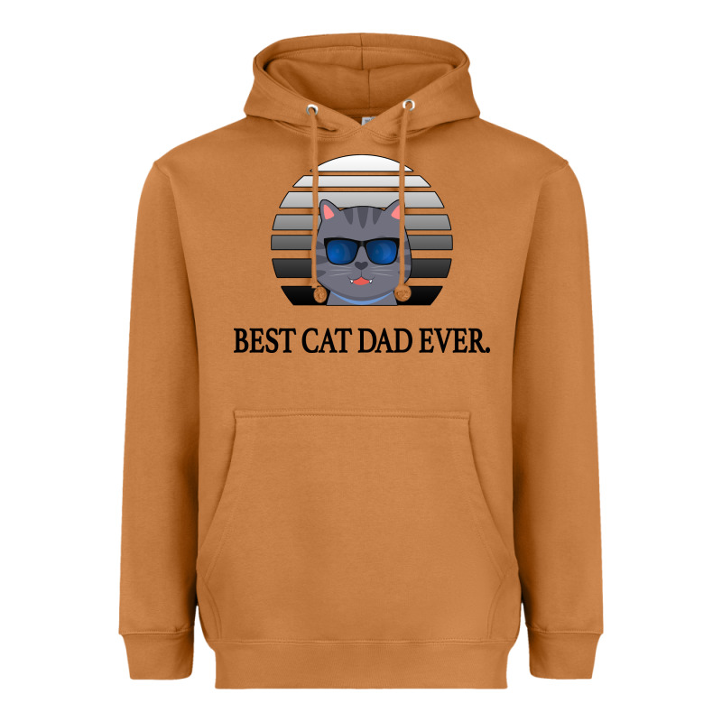 Best Cat Dad Ever Heavyweight Hoodie by Bettercallsaul | Teevron