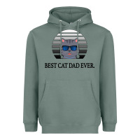 Sage Best Cat Dad Ever Heavyweight Hoodie - Bettercallsaul